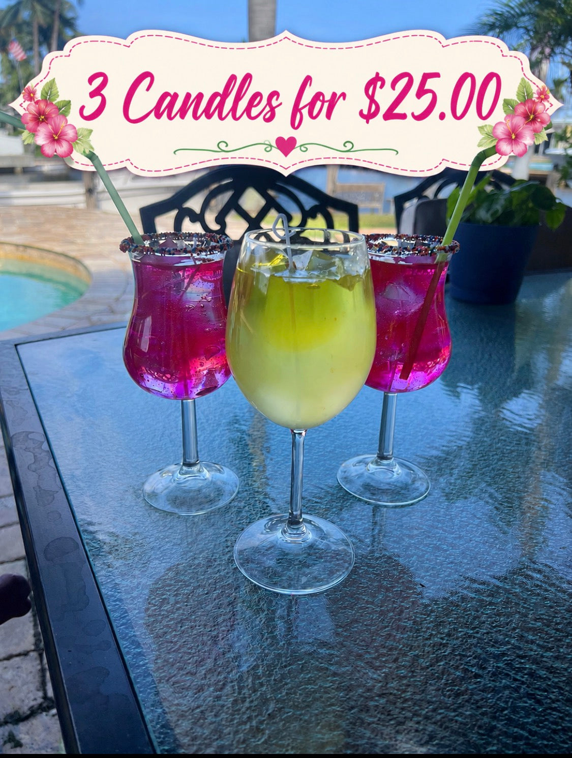🌴 Caribbean Vacation Candles 🍹